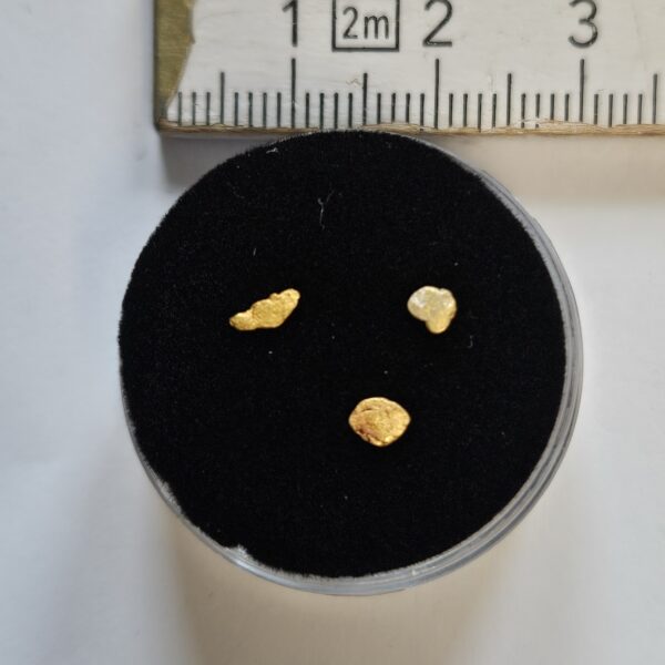 Kleine Schweizer Goldflitter 0.11 gramm Goldach b. St Gallen