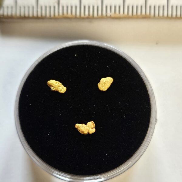 Kleine Schweizer Goldflitter 0.12 gramm Goldach b. St Gallen