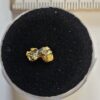 Sehr schöne Schweizer Goldstufe mit Bleiglanz und Quarz Kristallin 0.26 Gramm Region Vorderrhein