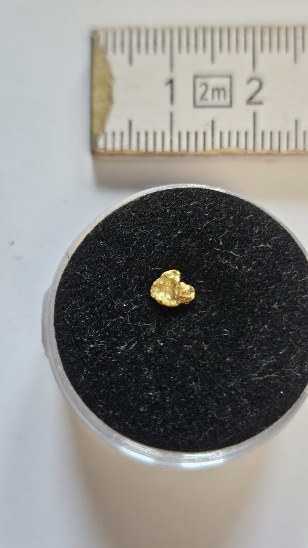 Schweizer Goldnugget 0.13 Gramm Region Disentis