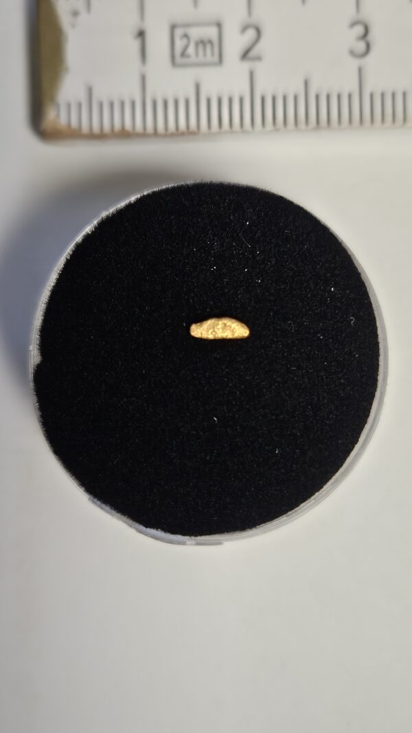 Goldnugget/Flitter aus dem Wallis 0.06g