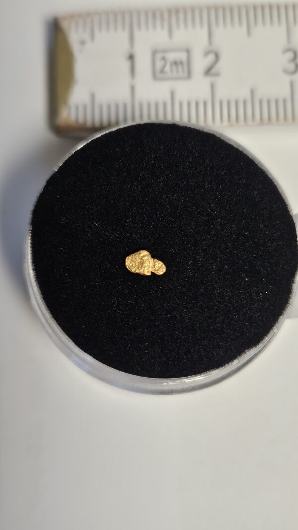 Goldnugget/Flitter aus dem Wallis 0.06g