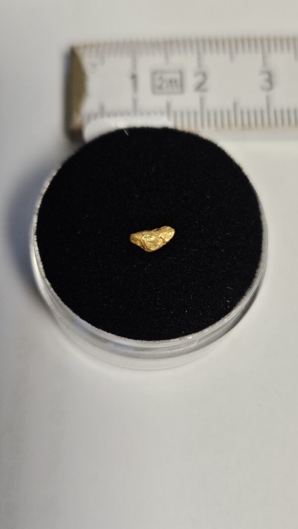 Goldnugget/Flitter aus dem Wallis 0.14g