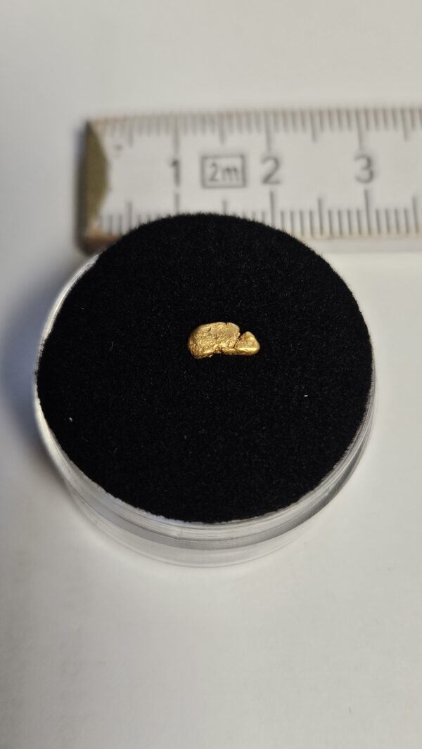Goldnugget/Flitter aus dem Wallis 0.22g