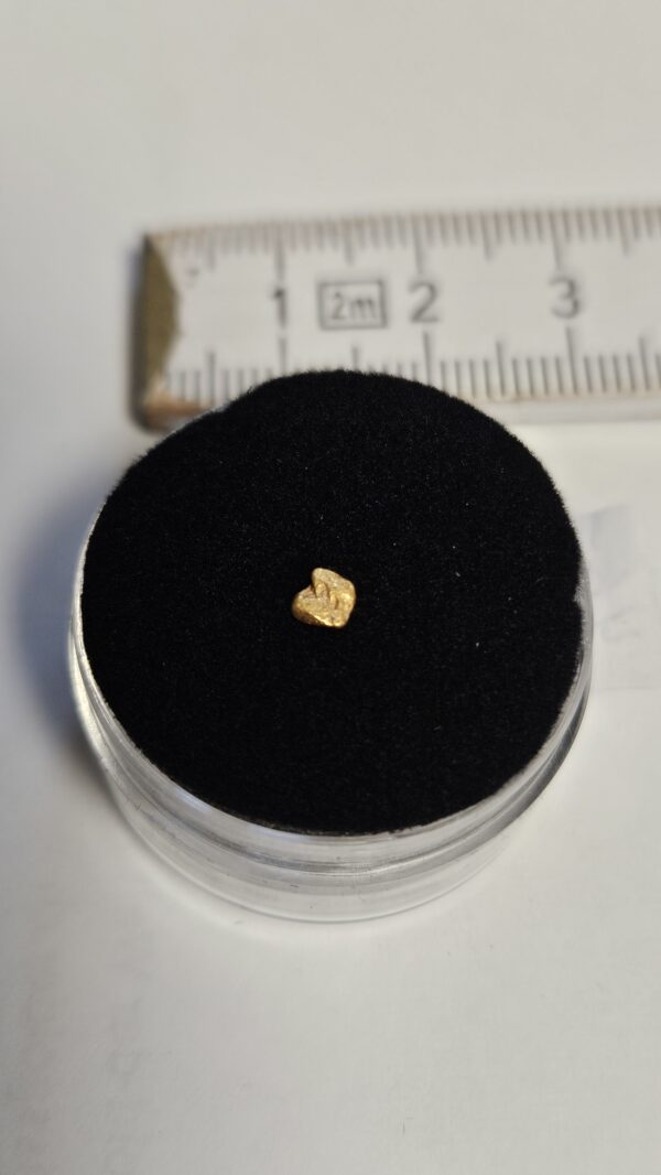 Goldnugget/Flitter aus dem Wallis 0.11g