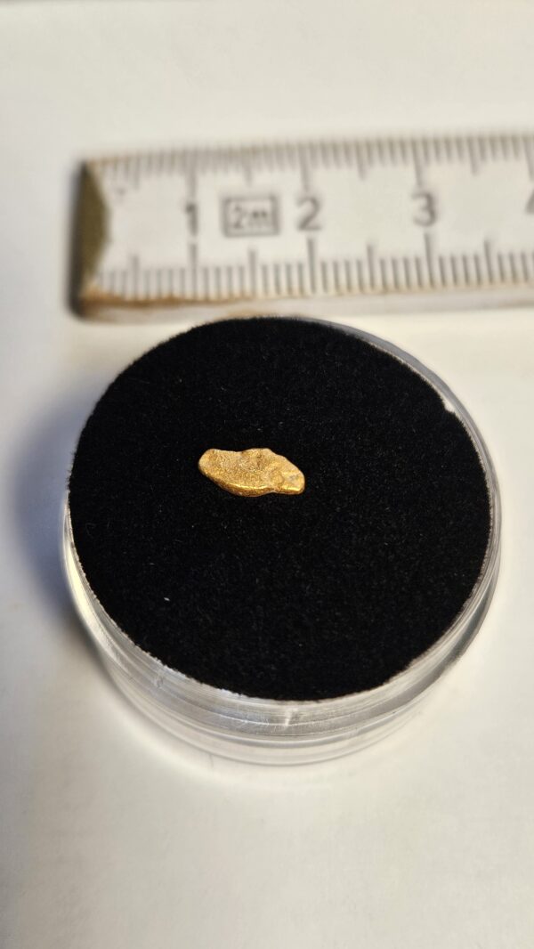 Goldnugget/Flitter aus dem Wallis 0.23g