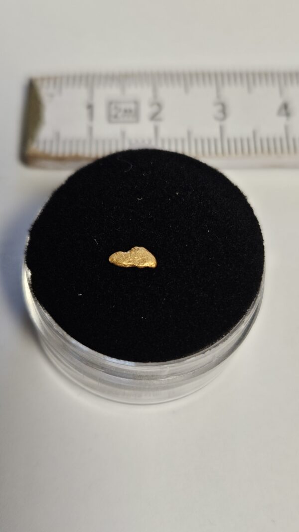 Goldnugget/Flitter aus dem Wallis 0.11g