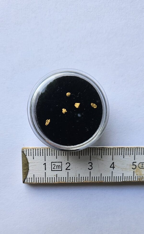Schweizer Goldflitter 0.04 Gramm gr. Fontanne Napf/LU