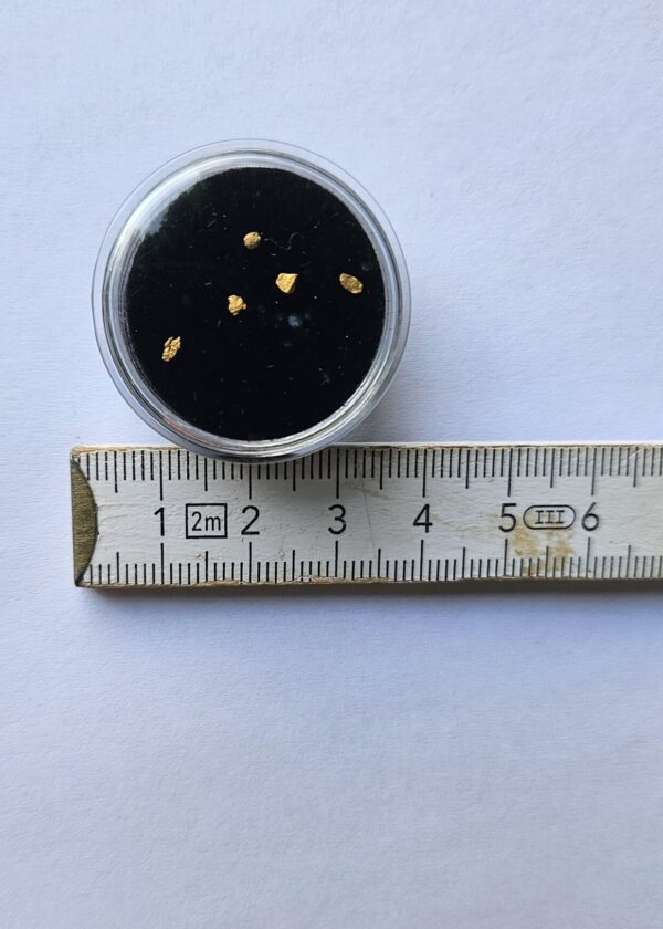 Schweizer Goldflitter 0.07 Gramm gr. Fontanne Napf/LU