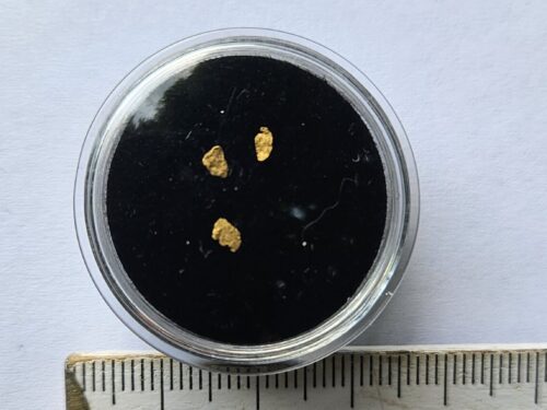 Schweizer Goldflitter 0.04 Gramm gr. Fontanne Napf/LU