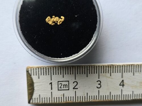 Goldnugget/Flitter aus dem Wallis 0.1g