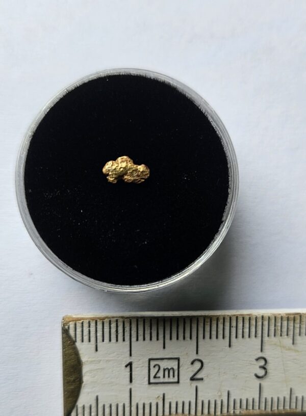 Goldnugget/Flitter aus dem Wallis 0.14g
