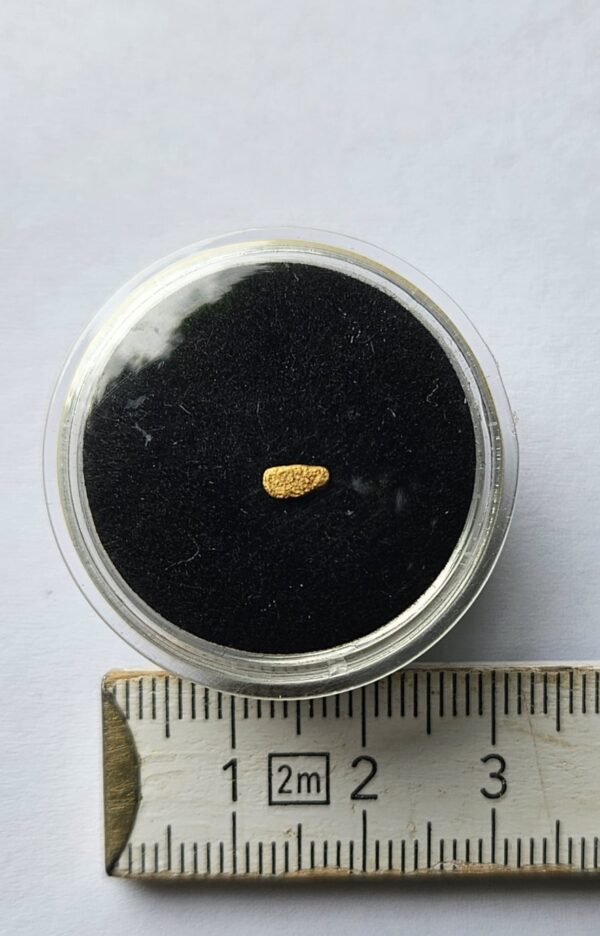 Goldnugget/Flitter aus dem Wallis 0.1g