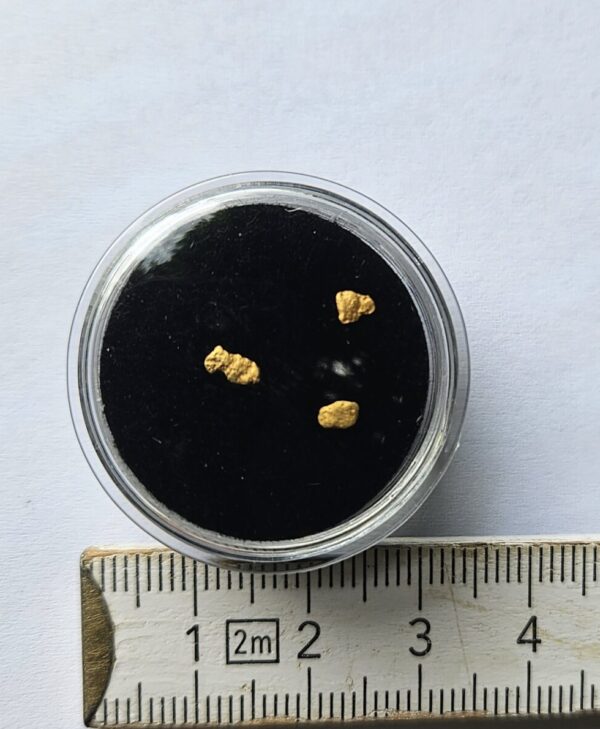 Schweizer Goldflitter 0.11 gramm Goldach b. St Gallen