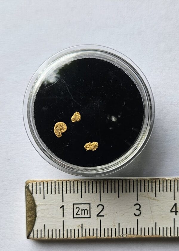 Schweizer Goldflitter 0.11 gramm Goldach b. St Gallen