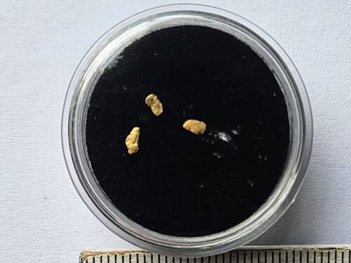Schweizer Goldflitter 0.05 gramm Goldach b. St Gallen