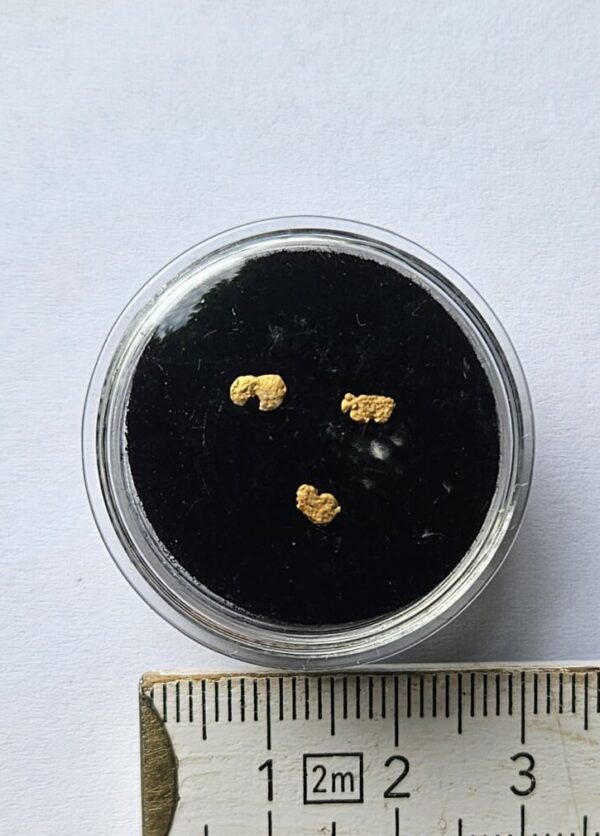 Schweizer Goldflitter 0.11 gramm Goldach b. St Gallen