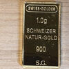 Goldbarren-2019_2 Medaille/Goldbarrenform 2019 aus Schweizer Naturgold Rarität!
