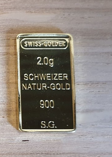 Goldbarren-2019_3 Medaille/Goldbarrenform 2019 aus Schweizer Naturgold Rarität!
