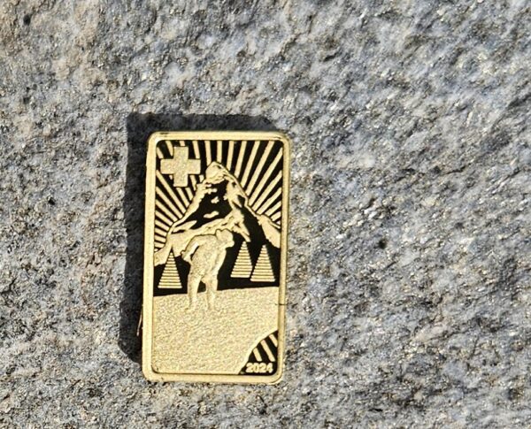 Goldbarren/Medaillen 2024 aus Schweizer Naturgold Rarität!  Ausverkauft!