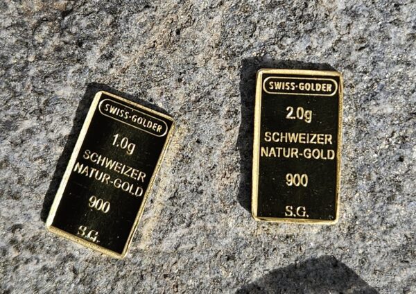 Goldbarren/Medaillen 2024 aus Schweizer Naturgold Rarität!  Ausverkauft!