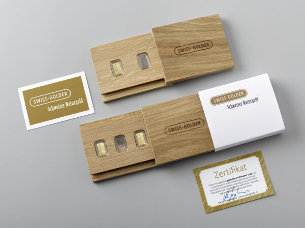 Goldbarren/Medaillen 2024 aus Schweizer Naturgold Rarität!  Ausverkauft!