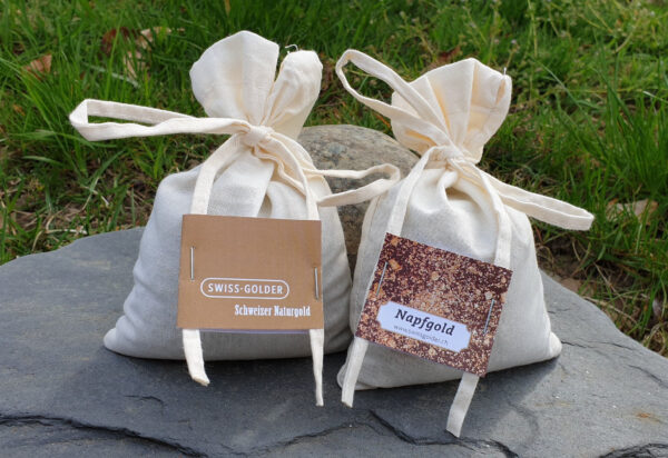 Goldsaecklein_3 Goldsäcklein (Paydirt), die Geschenkidee! - Kiessand mit Garantiert Naturgold bis max. 0.5 cm