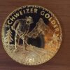 "Schweizer Golder" 2018 die seltene Medaille/Münze aus Schweizer Naturgold limitierte und nummerierte Auflage nur 55 Stk.