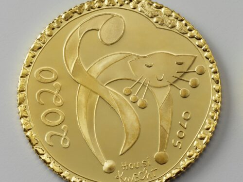Schweizer-Golder-2020_1 "Schweizer Golder" 2020 die seltene Medaille/Münze aus Schweizer Naturgold, limitierte und nummerierte Auflage nur 100 Stk! Design by Housi Knecht