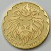 "Schweizer Golder" 2022 "Leone" die seltene Medaille/Münze aus Schweizer Naturgold, limitierte und nummerierte Auflage nur 80 Stk! Design by Housi Knecht!