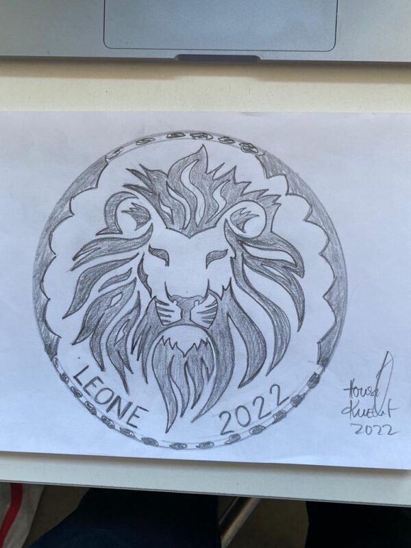 "Schweizer Golder" 2022 "Leone" die seltene Medaille/Münze aus Schweizer Naturgold, limitierte und nummerierte Auflage nur 80 Stk! Design by Housi Knecht!