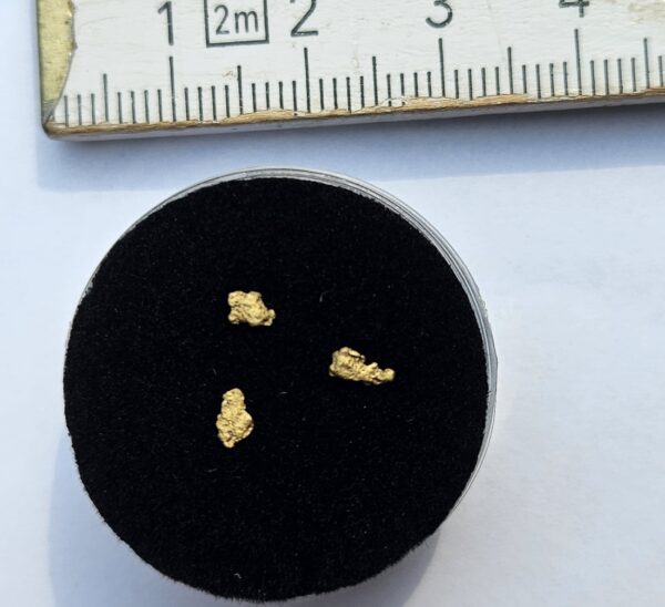 Kleine Schweizer Goldnuggets 0.14 Gramm Val Sumvitg