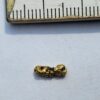 Sehr schönes Schweizer Goldnugget mit Kristallstruktur 0.46 Gramm Val Sumvitg bei Disentis