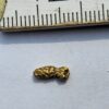 Sehr schönes Schweizer Goldnugget mit Kristallstruktur 0.46 Gramm Val Sumvitg bei Disentis