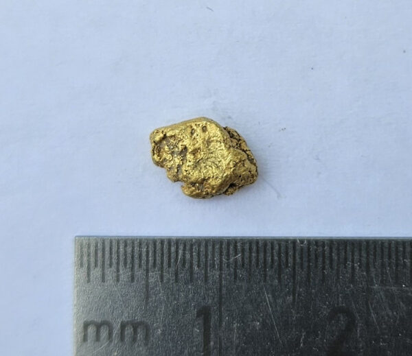 Schweizer Goldnugget 0.61 Gramm Val Sumvitg b. Disentis