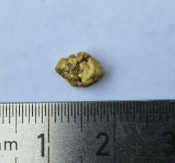 Schweizer Goldnugget 0.61 Gramm Val Sumvitg b. Disentis