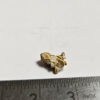 Sehr schönes Schweizer Goldnugget Kristallin mit Quarz 0.8 Gramm Region Vorderhein Sehr selten!