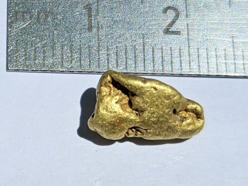 Schweizer-Goldnugget-2.74-Sumvitg_1 Schweizer Goldnugget "Boulder Nugget" 2.74 Gramm Region Val Sumvitg. Unikat, sehr selten!
