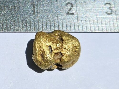 Schweizer-Goldnugget-4.02-Sumvitg_1 Schweizer Goldnugget Val Sumvitg "Potato" 4.02 Gramm Region Disentis