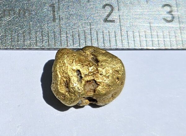Schweizer Goldnugget Val Sumvitg "Potato" 4.02 Gramm Region Disentis
