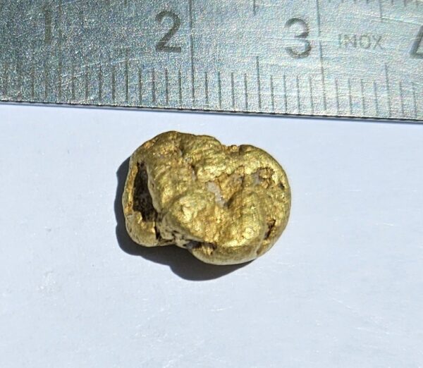 Schweizer Goldnugget Val Sumvitg "Potato" 4.02 Gramm Region Disentis