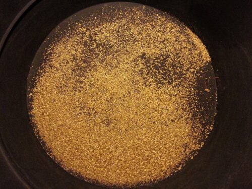 Schweizer-Natur-Gold-Flitter_1 Schweizer Natur-Gold-Flitter aus dem Einzugsgebiet der Rhone